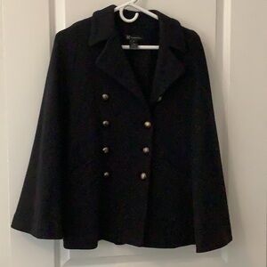 INC Navy Blue Cape coat